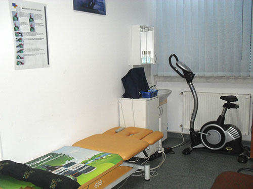 Corner of the relaxation and fitness room and it's equipments